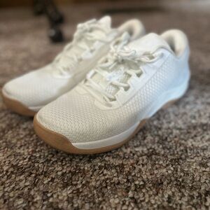 TYR White Athletic Shoes with Tan Soles